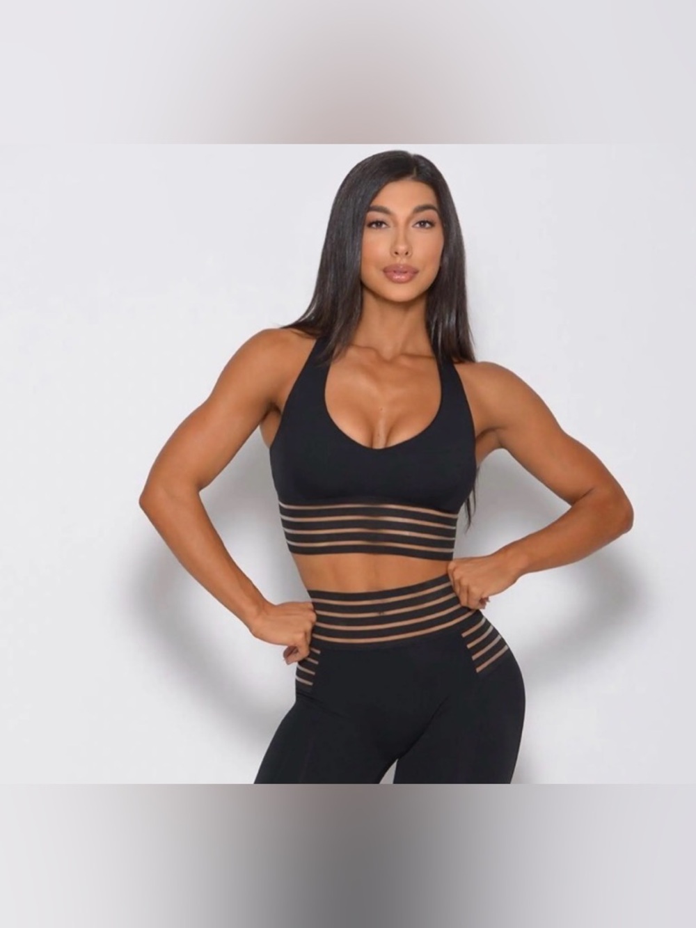 Bombshell Sportswear Sport Bra and Shorts Set - Medium